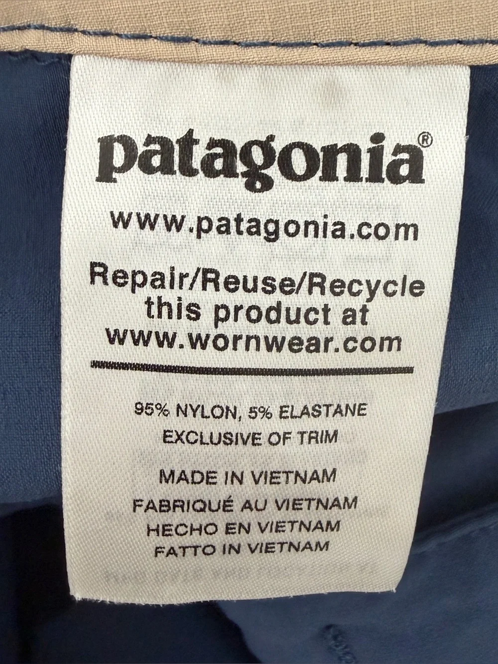 Patagonia Men’s Stretch Wavefarer Boardshorts 21” Blue Swim Surf Shorts NWOT*B13